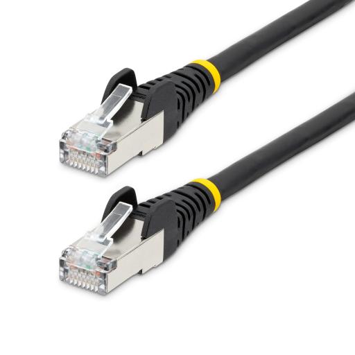 [STARTECH.COM_NLBK-20F-CAT6A-PATCH] StarTech.com CABLE 6M ETHERNET CAT6A NEGRO SNAGLESS POE  100W RJ45