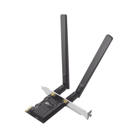 [TPLINK_ARCHER-TX20E] TPLINK Adaptador  PCIe inalámbrico doble banda AX1800 Mbps / Seguridad Inalámbrica WPA3 /Antena de alta ganancia / Tecnología MU-MUMO 2X2 / Soporte de perfil bajo y Altura completa / Bluetooth 5.2