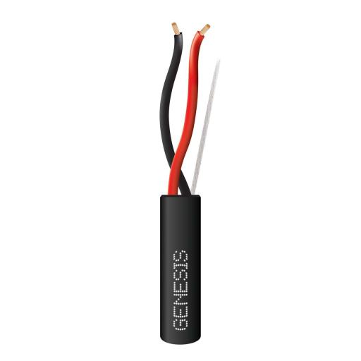 [GENESIS_4153-1008] GENESIS Bobina de Cable 305 Metros / 2 x 14 AWG tipo FPL / Color Negro / Para uso en intemperie y enterrado directo / Uso en aplicaciones en sistemas de detección de incendio y Sistemas de Evacuación.