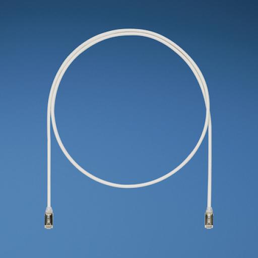 [PANDUIT_STP28X1.5MIG] Panduit Patch Cord Cat6A, Diametro Reducido 28 AWG, Blindado S/FTP, CM/LS0H, 1.5m, Color Gris