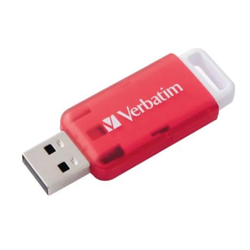 [VERBATIM_71280] Verbatim Memoria Verbatim Flash SeaGlass USB de 32 GB  Rojo