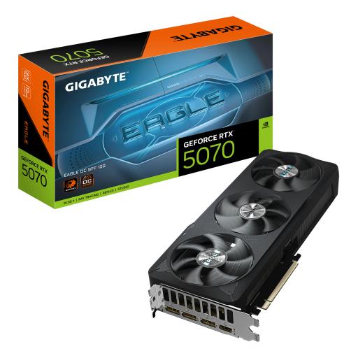[GIGABYTE_GV-N5070EAGLE OC-12GD] TARJETA DE VIDEO GIGABYTE (GV-N5070EAGLE OC-12GD) RTX 5070, 12GB GDDR7,PCIE 5.0,HDMI,3*DP,3FAN