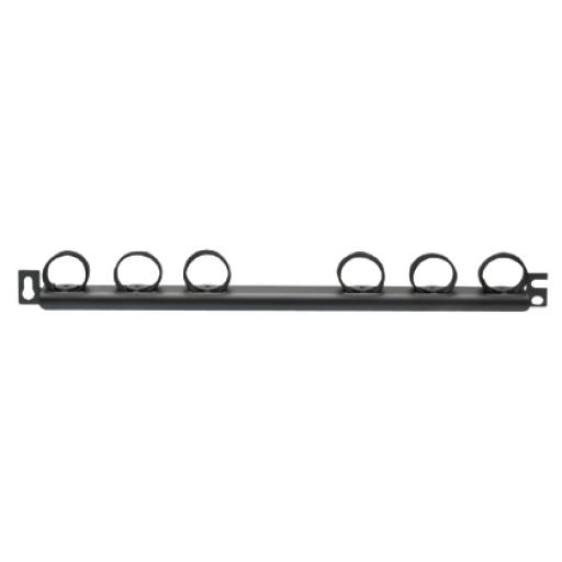 [PANDUIT_SRBM19BLY] Panduit Barra para Aliviar Tensión o Peso Atrás de Patch Panel, Para Administración de 72 Cables, Color Negro