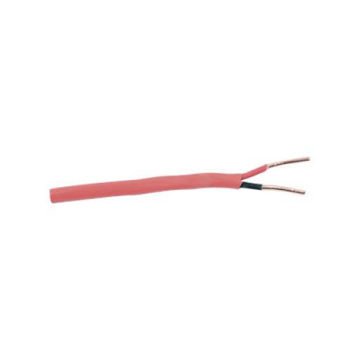 [GENESIS_4313-1004/1000] GENESIS Bobina de Alambre de 305 Metros / 2 x 14 AWG / Tipo FPLR-CL3R / Color Rojo / Para Aplicaciones en Paneles de Detección de Incendio y Sistemas de Evacuación
