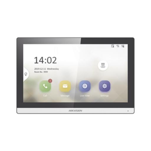 [HIKVISIONDIGITALTECHNOLOGY_DS-KH6352-WTDE6] Hikvision Digital Technology Monitor IP WiFi Touch Screen 7" para Videoportero Hibrido / Vídeo en Vivo / Apertura Remota / Llamada Entre Monitores / Audio bidireccional / Borde slim
