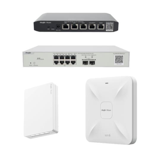 [RUIJIE_RG-DEMO-SME-W6] RUIJIE Equipos Ruijie DEMO Ideal para Probar Integraciones de Redes Business y Enterprise con WiFi 6