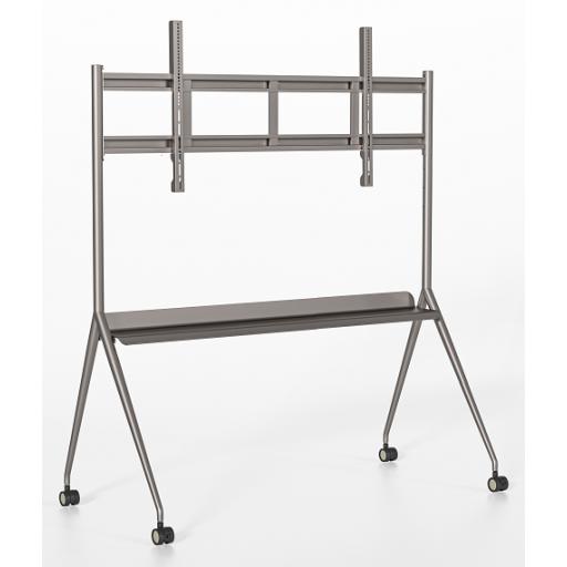 [HIKVISIONDIGITALTECHNOLOGY_DS-D5ABKY2-B] Hikvision Digital Technology Montaje de Piso Móvil para Pantallas de 86" y 98" / Compatible con VESA / Incluye Soporte para Pantalla