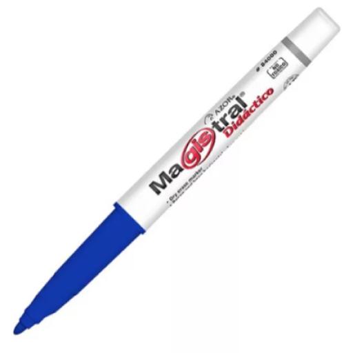 [MAGISTRAL_84003] MAGISTRAL  Marcador Magistral Didactico Punto Fino Azul C/12 Pzas