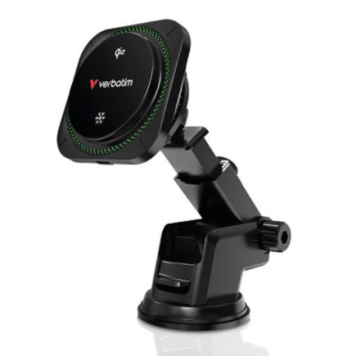 [VERBATIM_31860] Verbatim Cargador Inalambrico Verbatim Magnetico tipo C con ventilador de enfriamiento e iluminación RGB - Qi2
