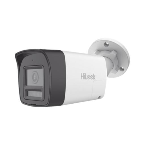 [HIKVISIONDIGITALTECHNOLOGY_THC-B127-LTS] Hikvision Digital Technology [Audio Bidireccional + Dual Light + ColorVu] Bala TURBOHD 2 Megapixel (1080p) / Lente 2.8 mm / 30 mts IR EXIR + 20 mts Luz Blanca / Micrófono y Bocina Integrado / Exterior IP67 / Metal / dWDR