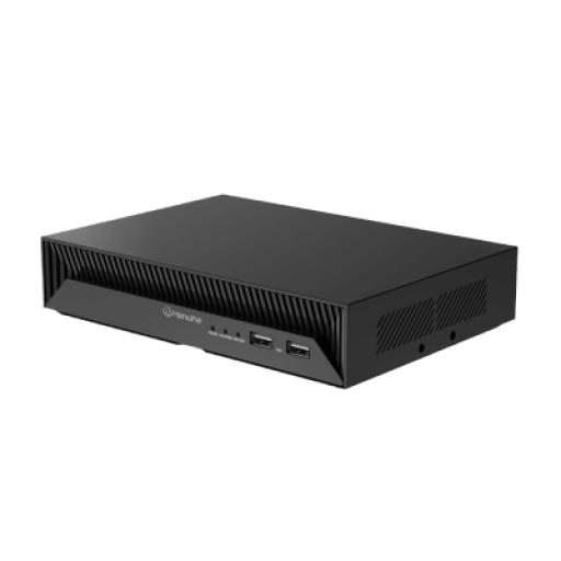 [HANWHA_XRN-426S-1T] Hanwha NVR Inteligente 4CH AI / Soporte Cámaras 8MP / Códecs H.265-H.264-MJPEG / Grabación 40Mbps / 4 Puertos PoE / SSD 1TB / Salida HDMI / Soporte ARB / Conectividad P2P / Firma Hanwha Vision