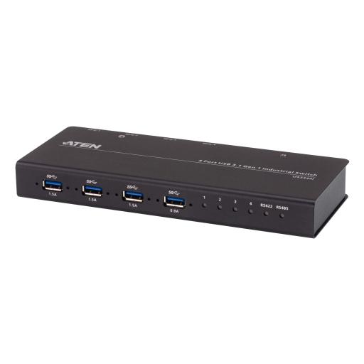 [ATEN_US3344I] ATEN Conmutador concentrador industrial | 4 x 4 USB | 3.2 Gen 1