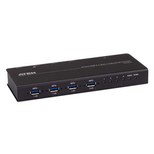 [ATEN_US3344I] ATEN Conmutador concentrador industrial | 4 x 4 USB | 3.2 Gen 1
