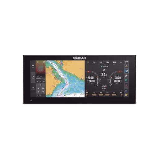 [SIMRAD_000-16215-001] Simrad NSX 3012UW Pantalla de navegación de 12" touch screen multi-funcional para radar, fishfinder, y control automático de navegación.  