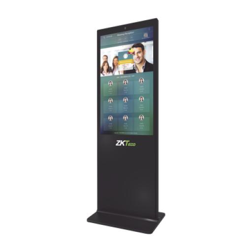 [ZKTECO_FACE-KIOSK-V43] ZKTeco Estacion de publicidad con pantalla de 43 pulgadas con reconocimiento facial de hasta