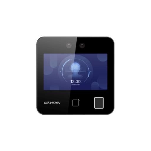 [HIKVISIONDIGITALTECHNOLOGY_DS-K1T343EFWX-B/S] Hikvision Digital Technology Terminal Min Moe WiFi / Touch de Reconocimiento Facial y Huella con Batería de Respaldo Incluida / ASISTENCIA y Control de ACCESO / 1500 Rostros, 3,000 Huellas y 3,000 tarjetas /  Lee códigos QR / Videoportero / Detección de Cubreboca