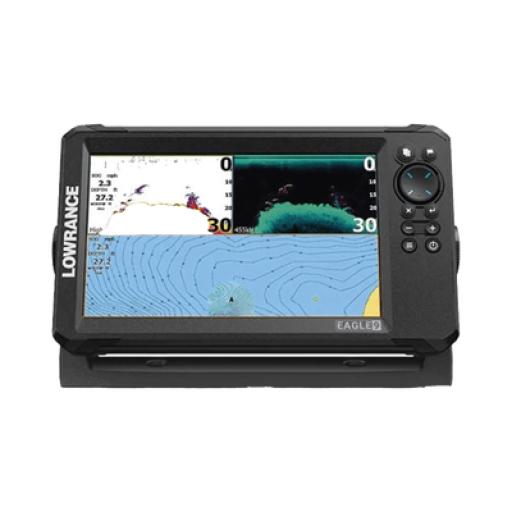 [LOWRANCE_000-16124-001] Lowrance Eagle-9 ecosonda en pantalla horizontal IPS de 9 pulgadas, incluye transductor skimmer 50/200 kHz