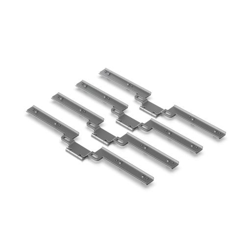 [UBIQUITINETWORKS_UACC-RACK-STACKING-KIT] Ubiquiti Networks Kit de apilamiento/stack para unir 2 racks UniFi modelo U-RACK-6U-TL, para lograr un rack de 12 UR. No incluye los racks 