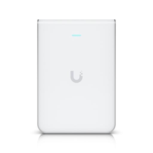 [UBIQUITINETWORKS_U7-PRO-WALL] Ubiquiti Networks Punto de Acceso WiFi 7 Con Diseño de Pared, Tribanda en 2.4, 5 y 6 GHz, Hasta 10.688 Gbps, Puerto Ethernet 1/2.5 GbE, 300+ Clientes Simultáneos