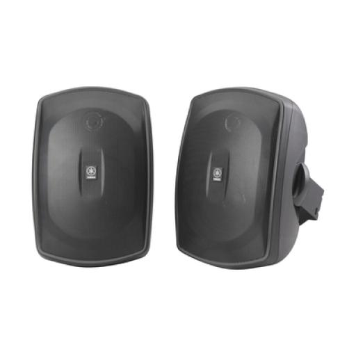[YAMAHA_NS-AW190] YAMAHA Altavoz de Montaje en Superficie de 2 vias, Woofer 5 in, Tweeter 0.5 in, Semi-Exterior, 6 ohms, Par Color Negro