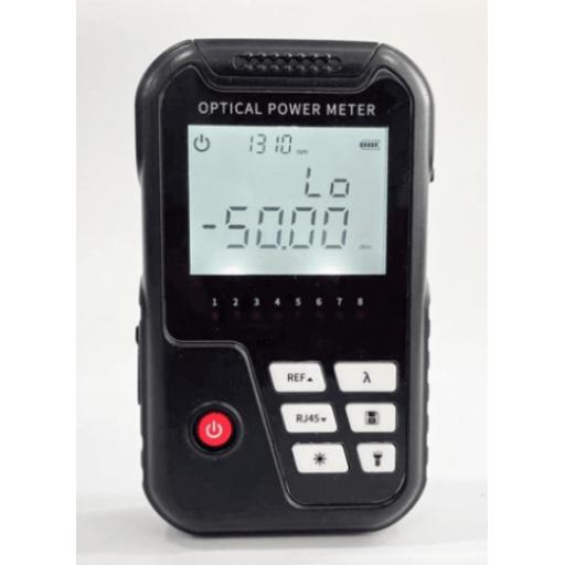 [LINKEDPROBYEPCOM_LP-M-OPM-LR] LINKEDPRO BY EPCOM Medidor de Potencia Óptica (MINI OPM) / Versión Reducida / Compatible con Fibra Óptica Multimodo y Monomodo / Soporta conectores SC, ST Y FC / Incluye Función de VFL 2 mW / Recargable