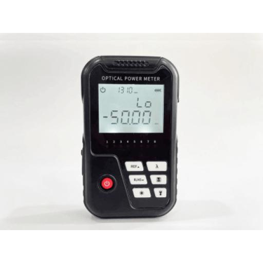 [LINKEDPROBYEPCOM_LP-M-OPM-LR] LINKEDPRO BY EPCOM Medidor de Potencia Óptica (MINI OPM) / Versión Reducida / Compatible con Fibra Óptica Multimodo y Monomodo / Soporta conectores SC, ST Y FC / Incluye Función de VFL 2 mW / Recargable