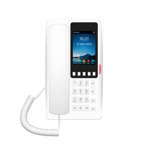 [FANVIL_H6WW] Fanvil Teléfono IP Wi-Fi Hotelero con PoE, Puerto USB de Carga y Pantalla LCD de 3.5"