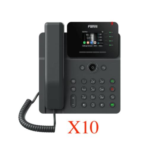 [FANVIL_KIT-V61G] Fanvil Kit modelo V61G ¡Llévate 10 Teléfonos por el Precio de 5!