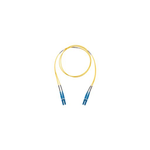 [PANDUIT_F92ELLNLNSNM001] Panduit Jumper de Fibra Optica Monomodo 9/125 OS2, LC-LC Duplex, LSZH (Cero Halógenos), Color Amarillo, 1 Metro
