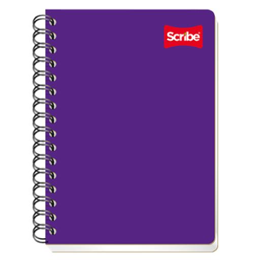 [SCRIBE_1604] CUADERNO SCRIBE FRANCES CLASICO DOBLE RAYAS 100 HJS doble espiral