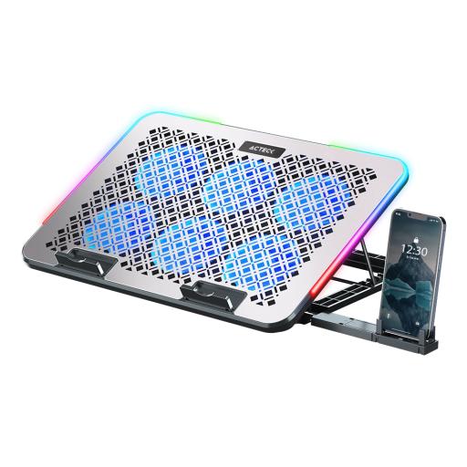 [REVKO_AC-940771] Revko BASE ENFRIADORA ACTECK PARA LAPTOP 15.6 FROOST RAW BE630 / ALU