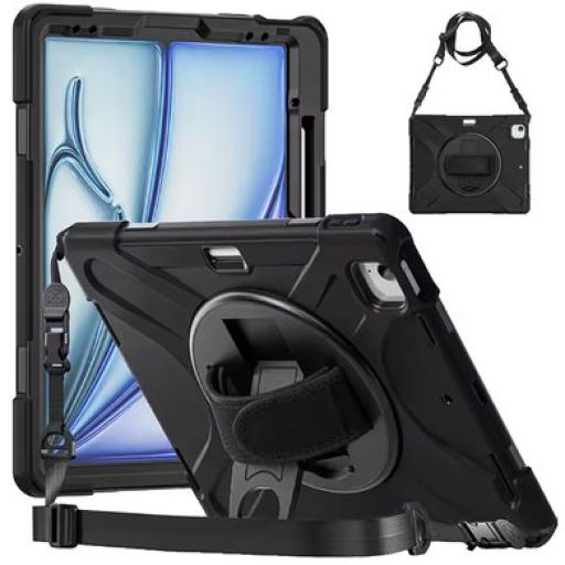 [DATACOMPONENTS_6007426] Data Components BROBOTIX FUNDA DE USO RUDO CON CORREA Y GIRO 360 PARA IPAD AIR 13