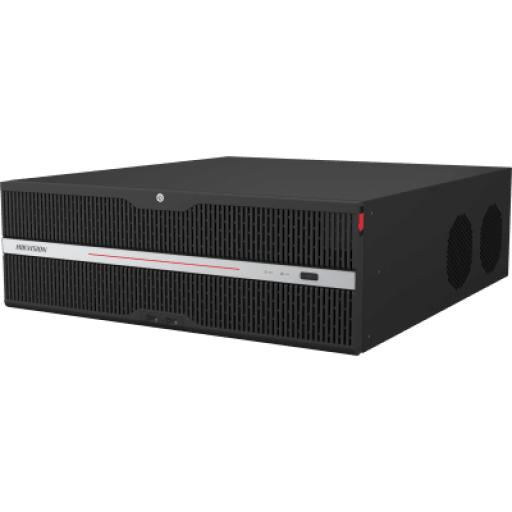 [HIKVISIONDIGITALTECHNOLOGY_DS-96128NXI-S16R] Hikvision Digital Technology [Doble Poder de Decodificación] NVR 32 Megapixel (8K) / 128 Canales IP / AcuSense / ANPR / Conteo de Personas / 16 Bahías de Disco Duro / 2 Tarjetas de Red / Soporta RAID con Hot Swap / 2 HDMI en 8K / POS / Alarmas I/O  / Smart Search