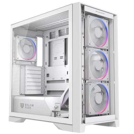 [REVKO_BR-941464] Revko GABINETE GAMER BALAM RUSH MEDIA TORRE CARBONO POLAR TWIN MATE 9900