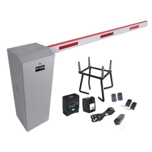 [ACCESSPRO_KIT-XBS-LED-R] AccessPRO Kit COMPLETO Barrera Derecha XB / 5M / Inluminacion LED Rojo-Verde / Incluye Sensor de masa, Transformador, Lazo, Ancla, Fotoceldas 2 Controles Inalámbricos