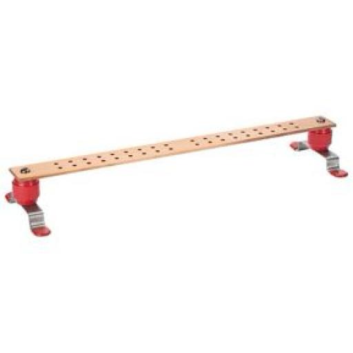 [PANDUIT_GB2A18I] Panduit Barra de Conexión a Tierra StructuredGround™ para Telecomunicaciones y Centro de Datos, de 1/4" Grosor X 2" Ancho X 24" Largo.