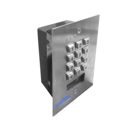 [ACCESSPRO_PROKEYPAD2V2] AccessPRO Teclado Exterior/Interior Antivandálico, 3 Relevadores, Salida Wiegand, 1200 Usuarios, Lector de Proximidad, Empotrable