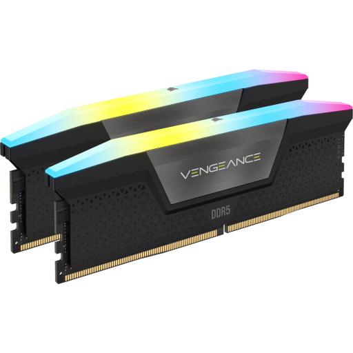 [CORSAIR_CMH32GX5M2B5600C40K] MEMORIA DIMM DDR5 CORSAIR (CMH32GX5M2B5600C40K) 32GB (2X16GB) 5600MHZ VENGEANCE RGB NEGRO