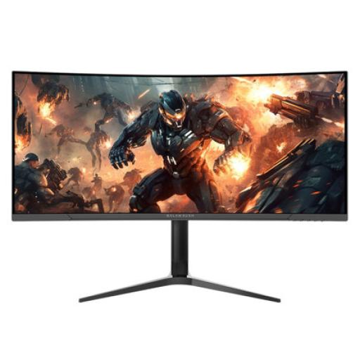 [ACTECK_BR-942539] Acteck Monitor Gamer Acteck Curvo 34 VA /165Hz/1ms/PIP+PBP/F-Sync/G-Sync/HDR/ 2xHDMI 2.1+2xDP1.4+3.5mm/RGB/VESA75mm/Negro