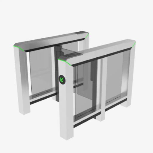 [ZKTECO_MARSS1000] ZKTeco Puerta de Velocidad de un Solo Carril Mars-S1000 Series / Sensor Infrarrojo 8 pares (opción hasta 12) / Controlador PGIC / Acero Inoxidable SUS304 / Panel de Lectura Conmutable / Anti-Seguimiento / Monitoreo Unidireccional / Integración con 
