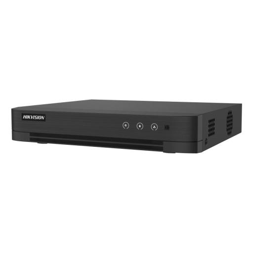[HIKVISIONDIGITALTECHNOLOGY_DS-7208HGHI-M1/T] Hikvision Digital Technology [Audio Bidireccional] DVR 8 Canales TurboHD + 2 Canales IP / 2 Megapixel (1080p) Lite / Acusense Lite (Evita Falsas Alarmas) / Audio por Coaxitron / 1 Bahia de Disco Duro / H.265+ / Salida de Vídeo Full HD
