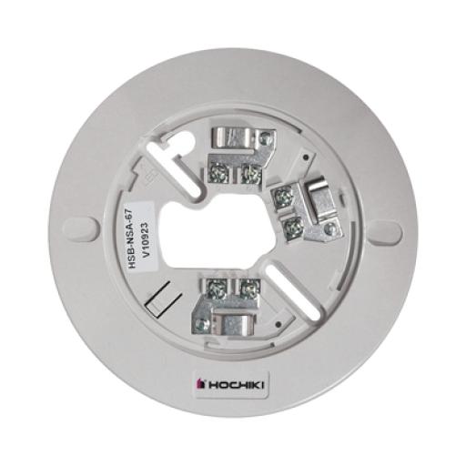 [HOCHIKI_HSB-NSA-67] Hochiki Base De 6" Color Hueso Para Sensores Análogos Direccionales Hochiki (0300-06820) 7TH Edición UL268