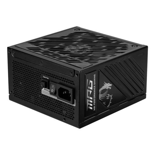 [MSI_MPG A1000GS PCIE5] FUENTE DE PODER MSI (MPG A1000GS PCIE5)1000W, PCI 5, FULL MODULAR, 80 PLUS GOLD, PFC ACTIVO, ATX 3.1