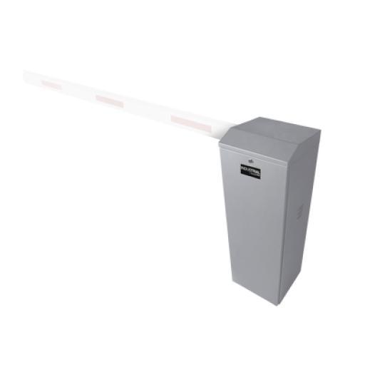 [ACCESSPRO_XBS-5000-L] AccessPRO Barrera vehicular izquierda / Soporta brazo de hasta 5.5 m / Final de carrera ajustable por programación / Movimiento fluido / Diseño elegante color gris