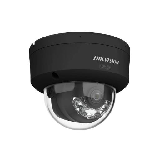 [HIKVISIONDIGITALTECHNOLOGY_DS-2CD2167G3-LIS2UY(BLACK)] Hikvision Digital Technology [Dual Light + ColorVu 3.0 + HikAI] Domo IP 6 Megapixel / Lente 2.8 mm / 30 mts IR + Luz Blanca / 2 Microfonos Integrados / Exterior IP67 / WDR 130 dB / ACUSENSE 3.0 / Metal / NEMA 4X / ACUSEARCH
