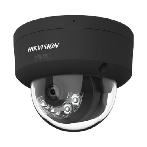 [HIKVISIONDIGITALTECHNOLOGY_DS-2CD2167G3-LIS2UY(BLACK)] Hikvision Digital Technology [Dual Light + ColorVu 3.0 + HikAI] Domo IP 6 Megapixel / Lente 2.8 mm / 30 mts IR + Luz Blanca / 2 Microfonos Integrados / Exterior IP67 / WDR 130 dB / ACUSENSE 3.0 / Metal / NEMA 4X / ACUSEARCH
