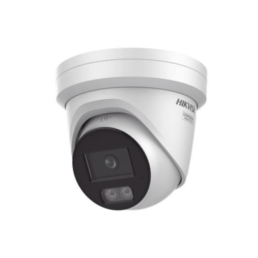 [HIKVISIONDIGITALTECHNOLOGY_DS-2CD2367G3-LIS2UY/SL] Hikvision Digital Technology [Dual Light + ColorVu 3.0 + HikAI] Turret IP 6 Megapixel / Lente 2.8 mm / 30 mts IR + Luz Blanca / 2 Microfonos Integrados / Exterior IP67 / Estrobo Luz Blanca / WDR 130 dB / ACUSENSE 3.0 / Metal / NEMA 4X / ACUSEARCH
