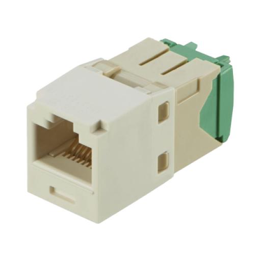 [PANDUIT_CJT688TGWH] Panduit Conector Jack RJ45 Estilo TG, Mini-Com, Categoría 6, de 8 posiciones y 8 cables de Calibre 28/30 AWG, Color Blanco