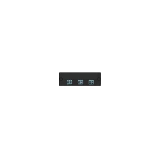[PANDUIT_FAP3WAQDLCZ] Panduit Placa Acopladora de Fibra Optica FAP, Con 6 Conectores LC Duplex (6 Fibras), Para Fibra Multimodo OM3/OM4, Color Aqua