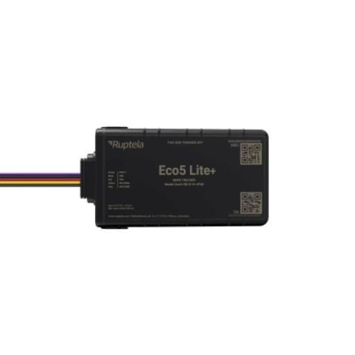 [RUPTELA_ECO5LITEPLUS] Ruptela Rastreador Vehicular y Monitoreo de Flota / IP68 / BLE 5.0 y GNSS / LTE CAT1 y LTE-M con Respaldo 2G / GNSS U-blox / MiKado IP54 / Acelerómetro de 3 Ejes / Suministro 9-32 V / Batería Interna